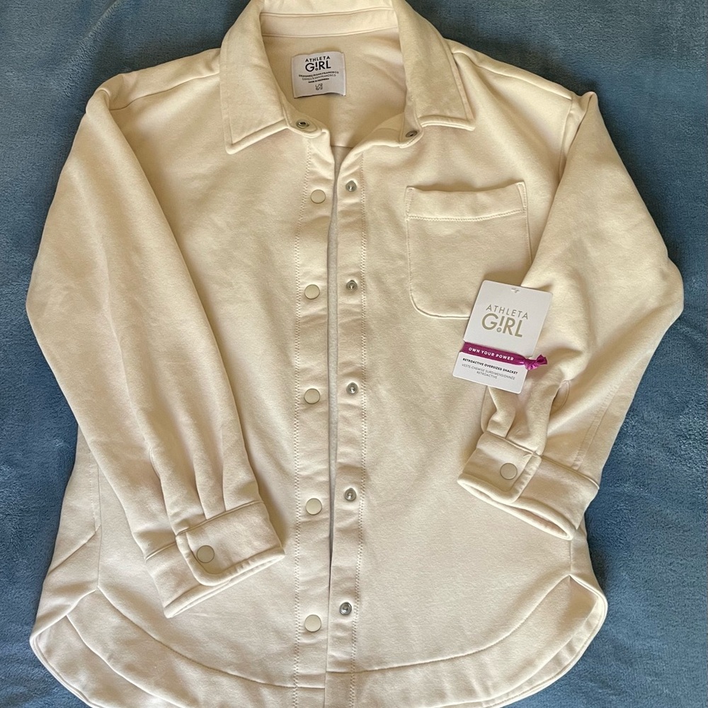 Athleta Girl shacket, size L  NWT